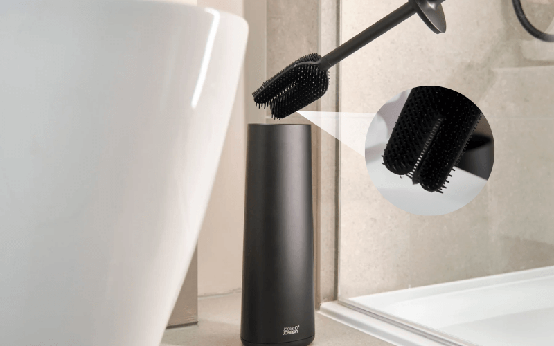 Dụng cụ cọ toilet Joseph Joseph 70597 Flex™ 360 chống nhỏ giọt