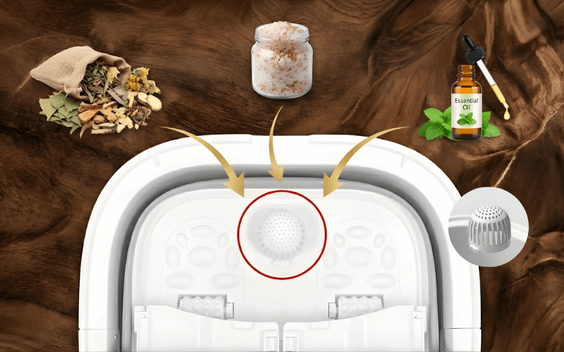 Bồn ngâm chân massage Philips PPM6502 màu trắng