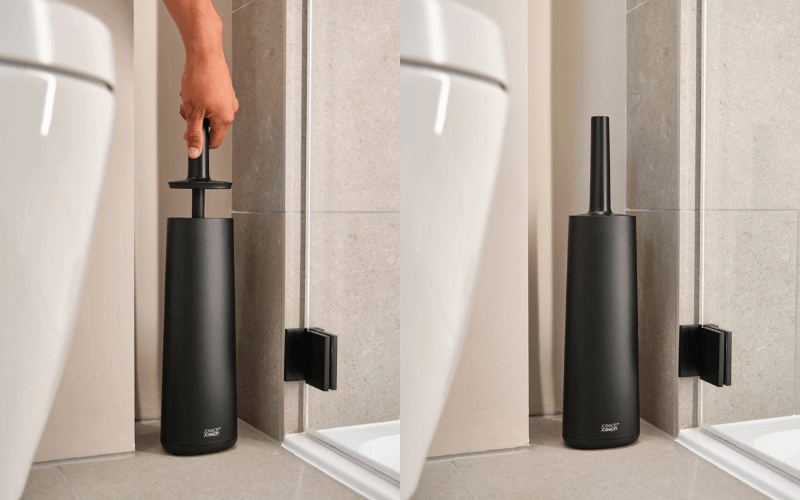 Dụng cụ cọ toilet Joseph Joseph 70597 Flex™ 360 giá đỡ thông minh