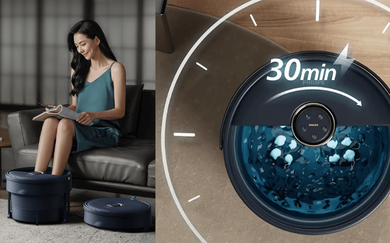 Bồn ngâm chân massage Philips PPM6501