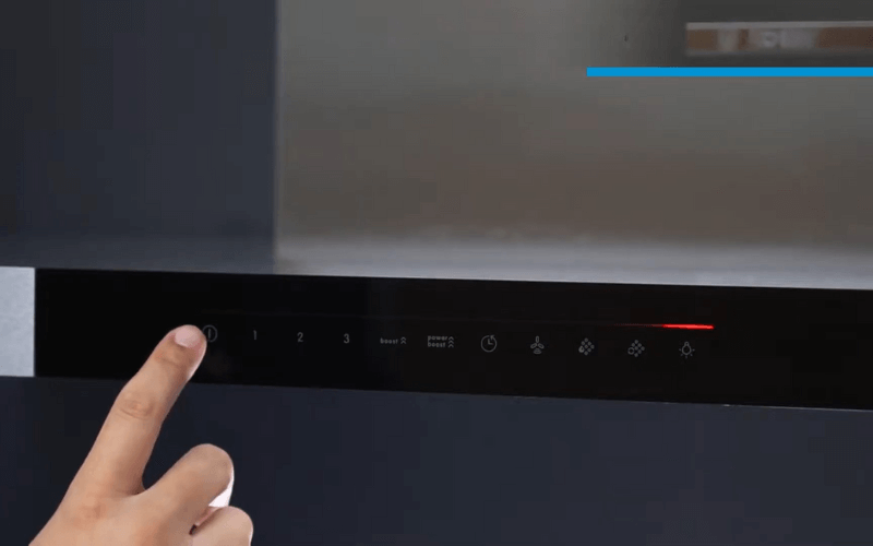 Máy hút mùi BOSCH DWB98JQ50 Serie 6 bảng điều khiển