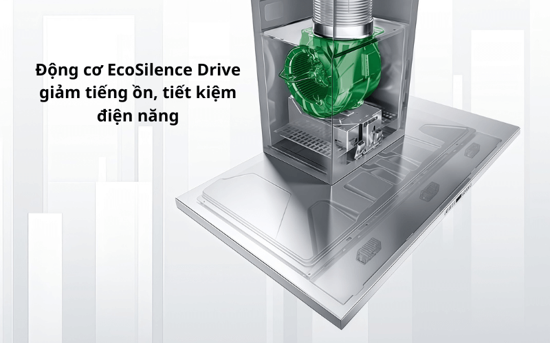 Máy hút mùi BOSCH DWB98JQ50 Serie 6 ecosilence drive