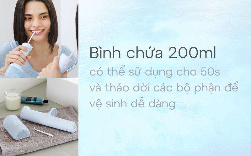 Tăm nước không dây Panasonic EW-DJ27-A303 màu trắng