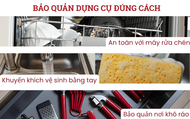 Bảo quản phới muỗng KitchenAid Coreline KAG030