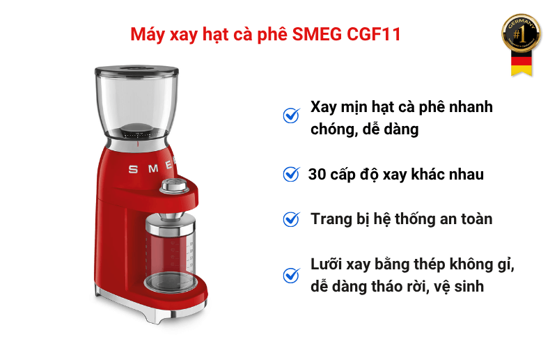 Máy xay hạt cà phê SMEG CGF11