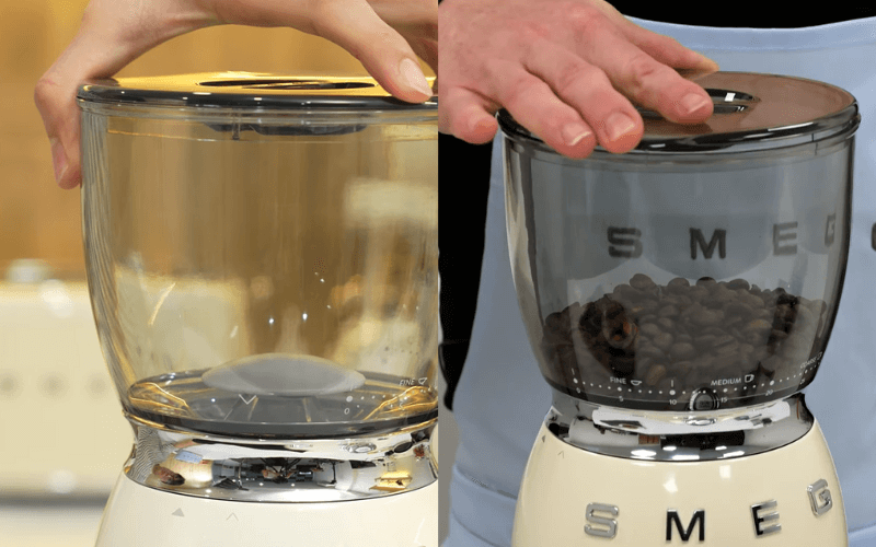 Máy xay hạt cà phê SMEG CGF11 an toàn