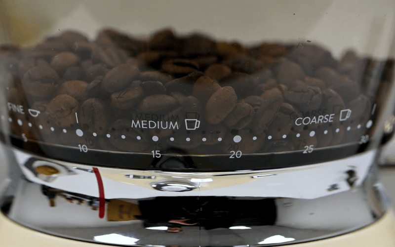 Máy xay hạt cà phê SMEG CGF11 các cấp độ xay