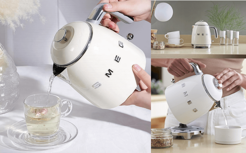 Ấm siêu tốc mini SMEG KLF05 0,8L nhiều màu mới nhất