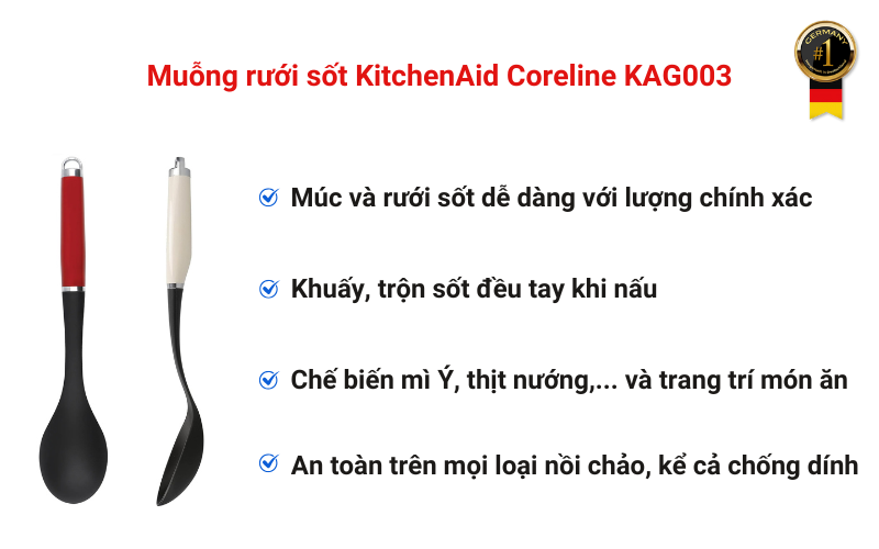 Muỗng rưới sốt KitchenAid Coreline KAG003