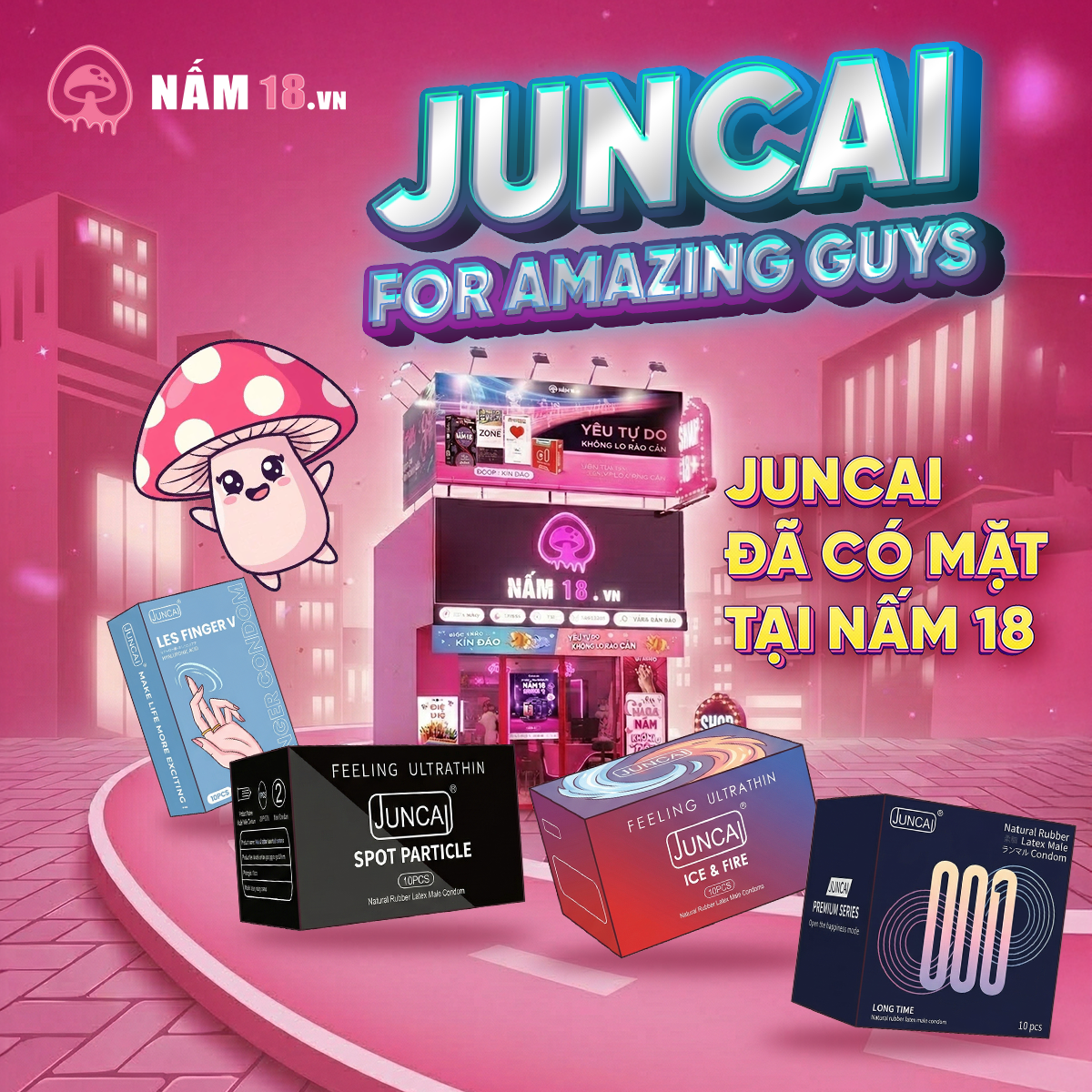 Juncai For Amazing Guys: Tân Binh Khủng Đổ Bộ Nấm 18 Giúp Anh Em Làm C ...