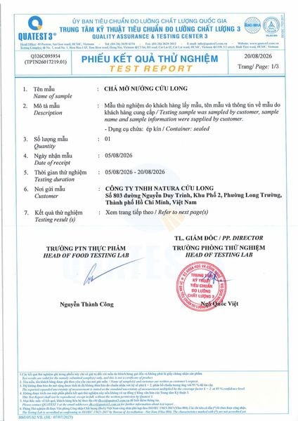ua thu nghiem cha - Giò Chả Cửu Long