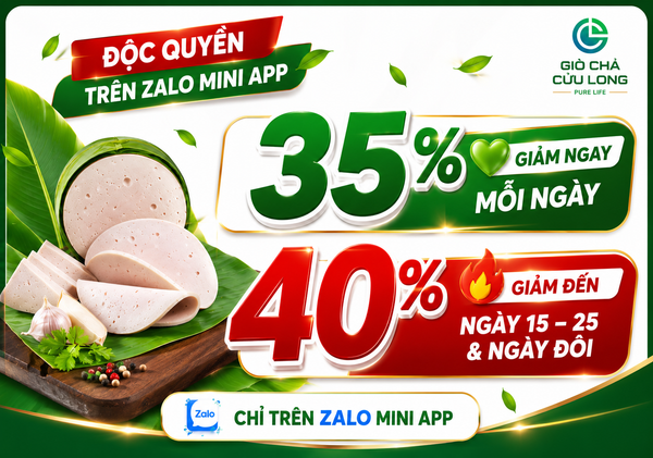 Uư đãi độc quyền trên Zalo Mini App