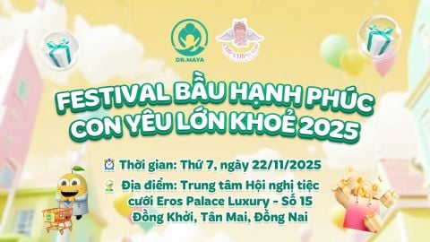 SỰ KIỆN ĐÁNG NHỚ CÙNG DR.MAYA TẠI FESTIVAL “BẦU HẠNH PHÚC - CON YÊU LỚN KHỎE 2025”