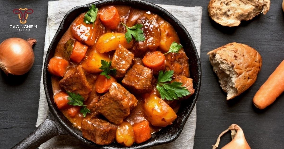 Cách nấu nạm bò sốt vang