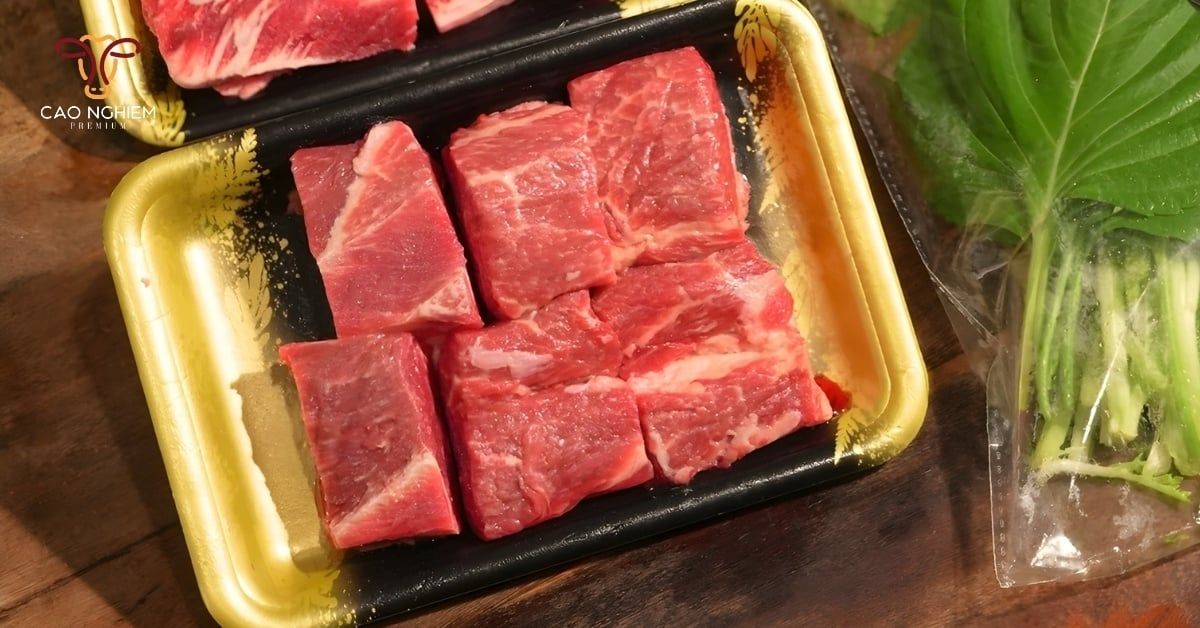 Sản phẩm thịt bò nhập khẩu mới - Vai Bò - Chuck Rib Black Angus