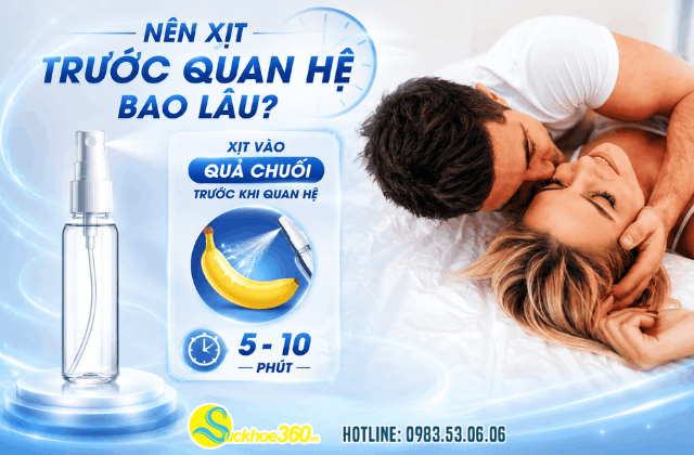 Hướng dẫn sử dụng thuốc xịt chống xuất tinh sớm cho nam