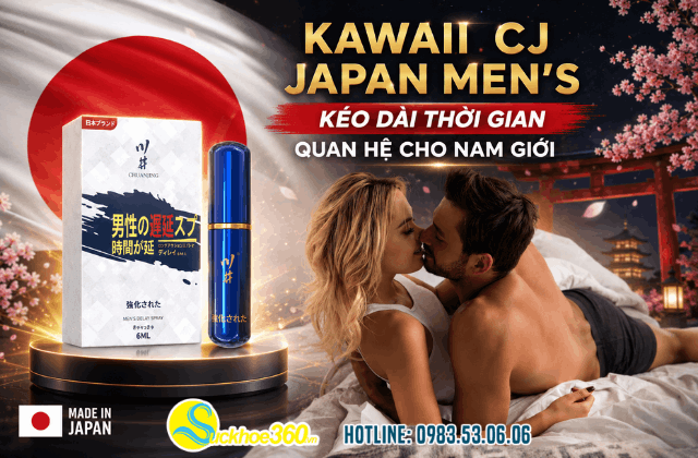 chai xịt lâu ra chống xuất tinh sớm của Nhật Bản