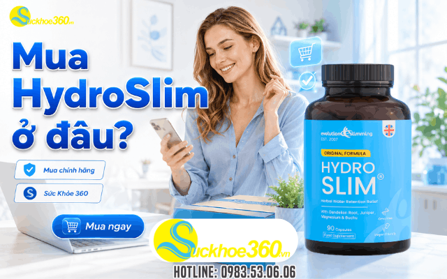 Thuốc giảm mỡ HydroSlim giá bao nhiêu và mua ở đâu chính hãng?