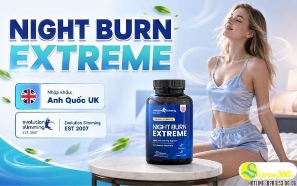 Giới thiệu thuốc giảm cân Night Burn Extreme 60 viên