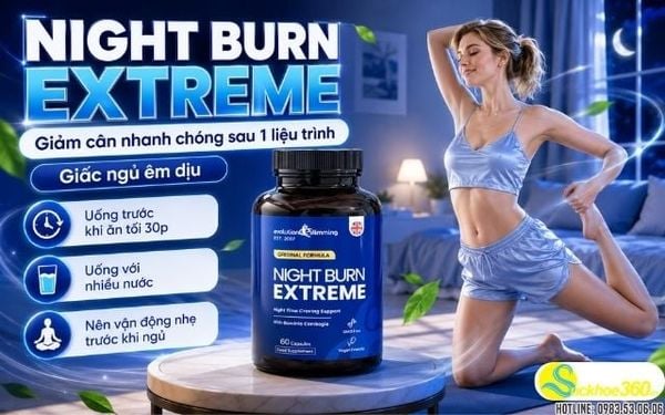 Hướng dẫn sử dụng Night Burn Extreme đúng cách