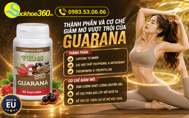 Thành phần và cơ chế giảm mỡ vượt trội của Guarana