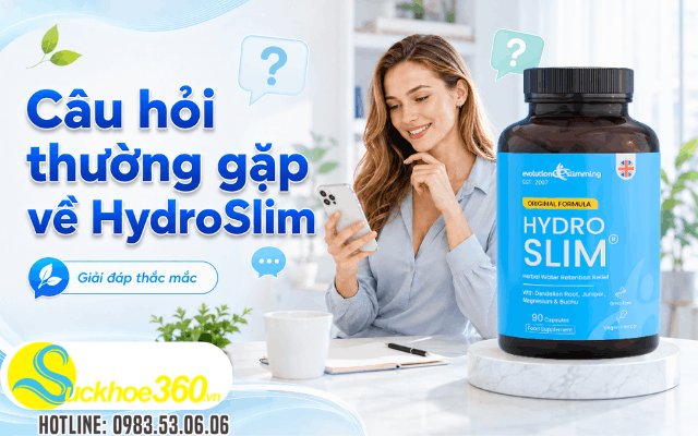 Câu hỏi thường gặp về thuốc giảm mỡ HydroSlim