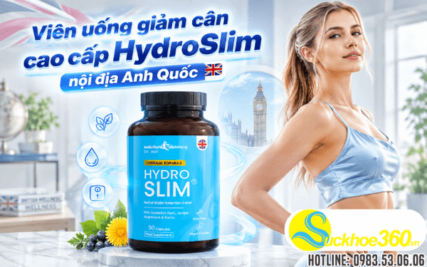 Viên uống giảm cân HydroSlim nội địa Anh Quốc