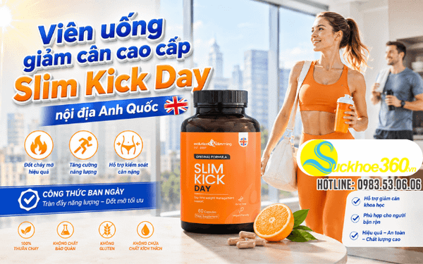 Viên thải mỡ Slim Kick Day nội địa Anh Quốc