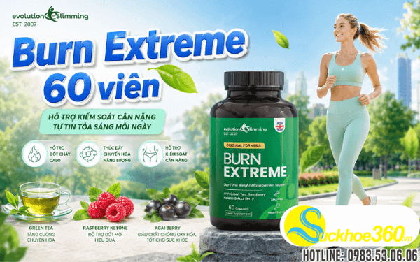 Thuốc tan mỡ bụng Burn Extreme 60 viên