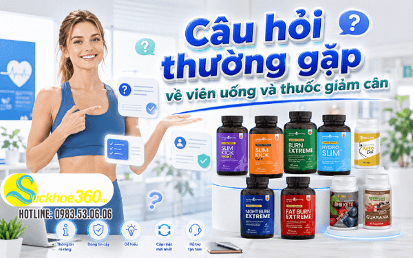 Những thắc mắc thường gặp khi sử dụng viên uống giảm cân