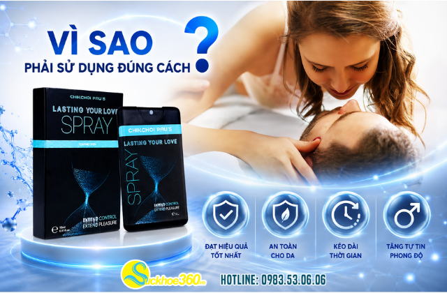 Hướng dẫn sử dụng xịt chống xuất tinh sớm Chikchoi Pau's