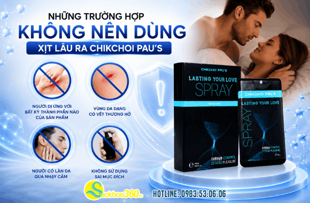 Xịt Chikchoi Pau's dành cho ai? Dùng có nóng rát không?