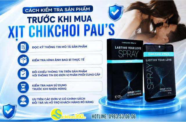 Mua xịt Chikchoi Pau's chính hãng ở đâu