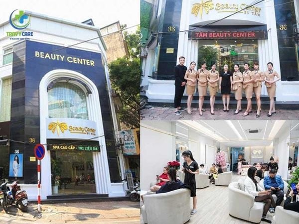 Không gian chuyên nghiệp tại địa chỉ phun mày hairstroke Tam Beauty Center.