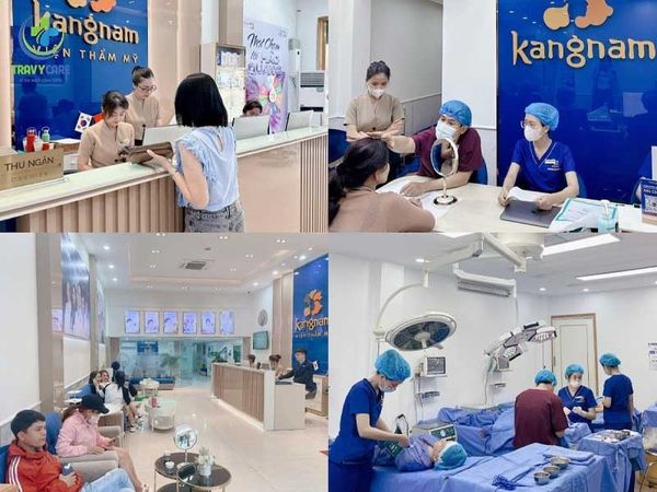Hoạt động chuyên nghiệp tại Bệnh viện thẩm mỹ Kangnam, một địa chỉ phun môi hồng đào uy tín.