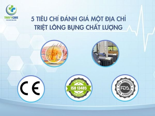 Năm tiêu chí đánh giá một địa chỉ triệt lông bụng chất lượng và đạt chuẩn an toàn y khoa