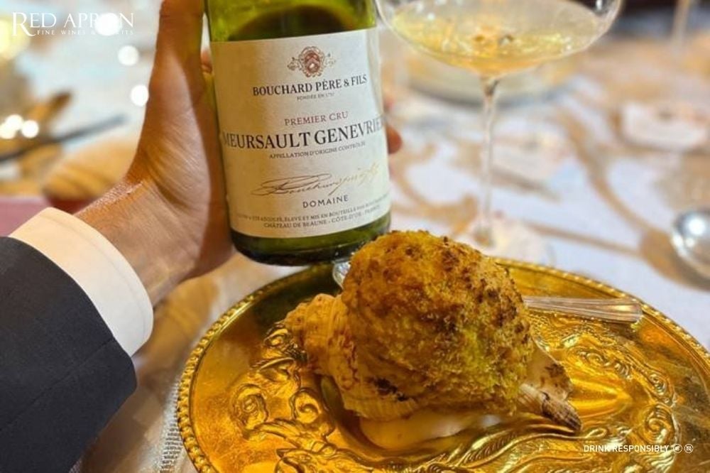 Rượu vang Bouchard Pere & Fils dùng cùng hải sản và thịt nướng
