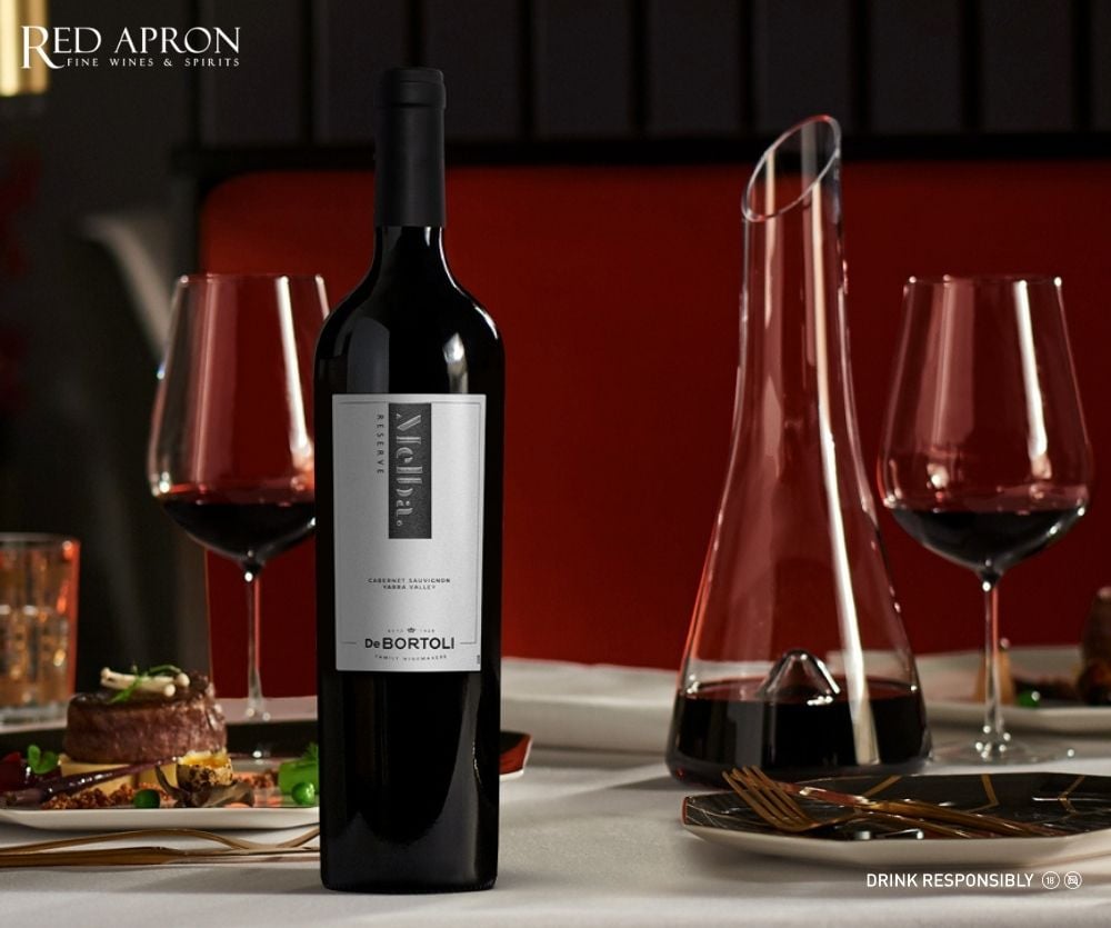 Chai Melba Reserve Cabernet Sauvignon cao cấp từ vùng Yarra Valley của De Bortoli