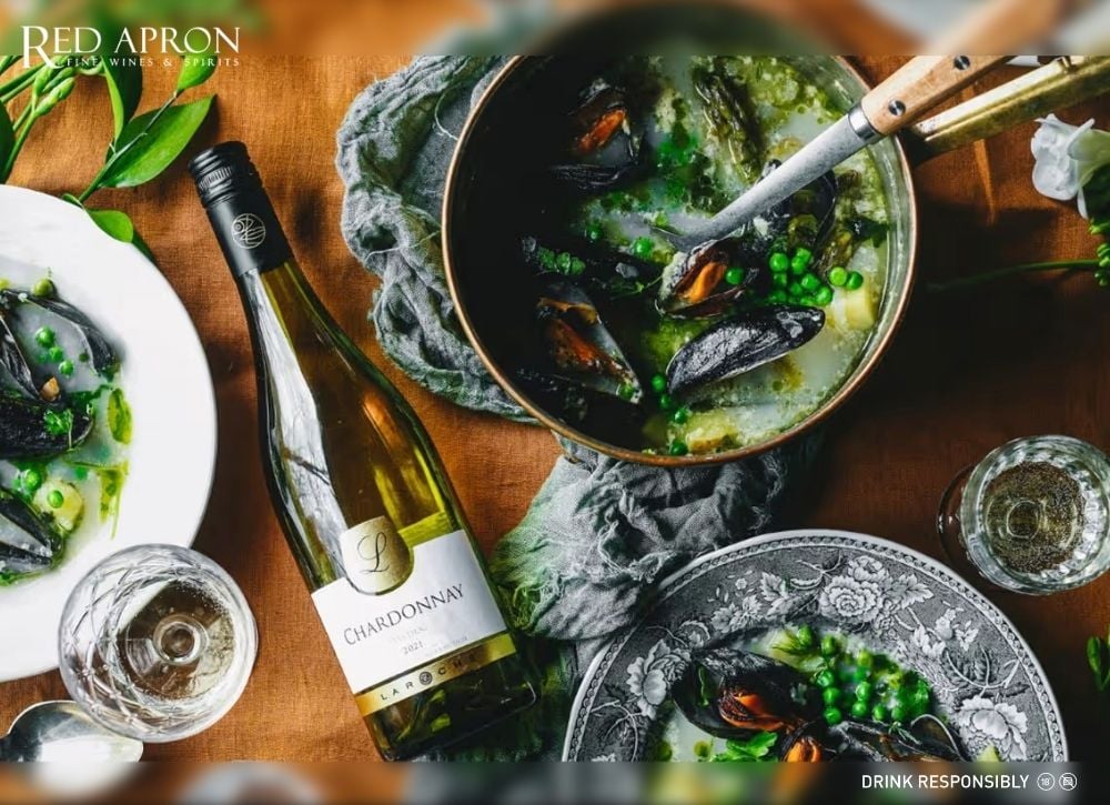 Vườn nho Chardonnay của Domaine Laroche tại miền Nam nước Pháp