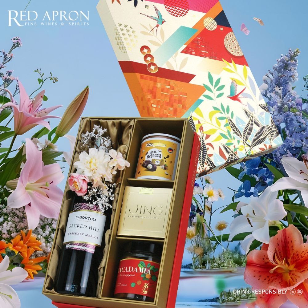 Giỏ quà Tết Basket 04 sắc vàng sung túc 891k