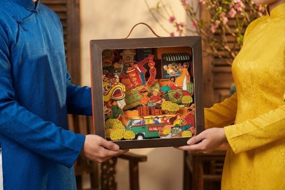 Nghi thức tặng quà Tết cho gia đình người yêu lịch sự