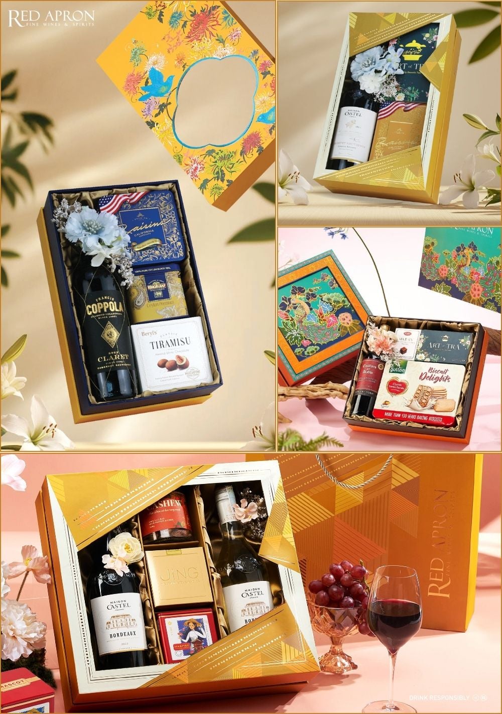 Giá giỏ quà Tết Đà Nẵng Red Apron từ tiết kiệm đến cao cấp