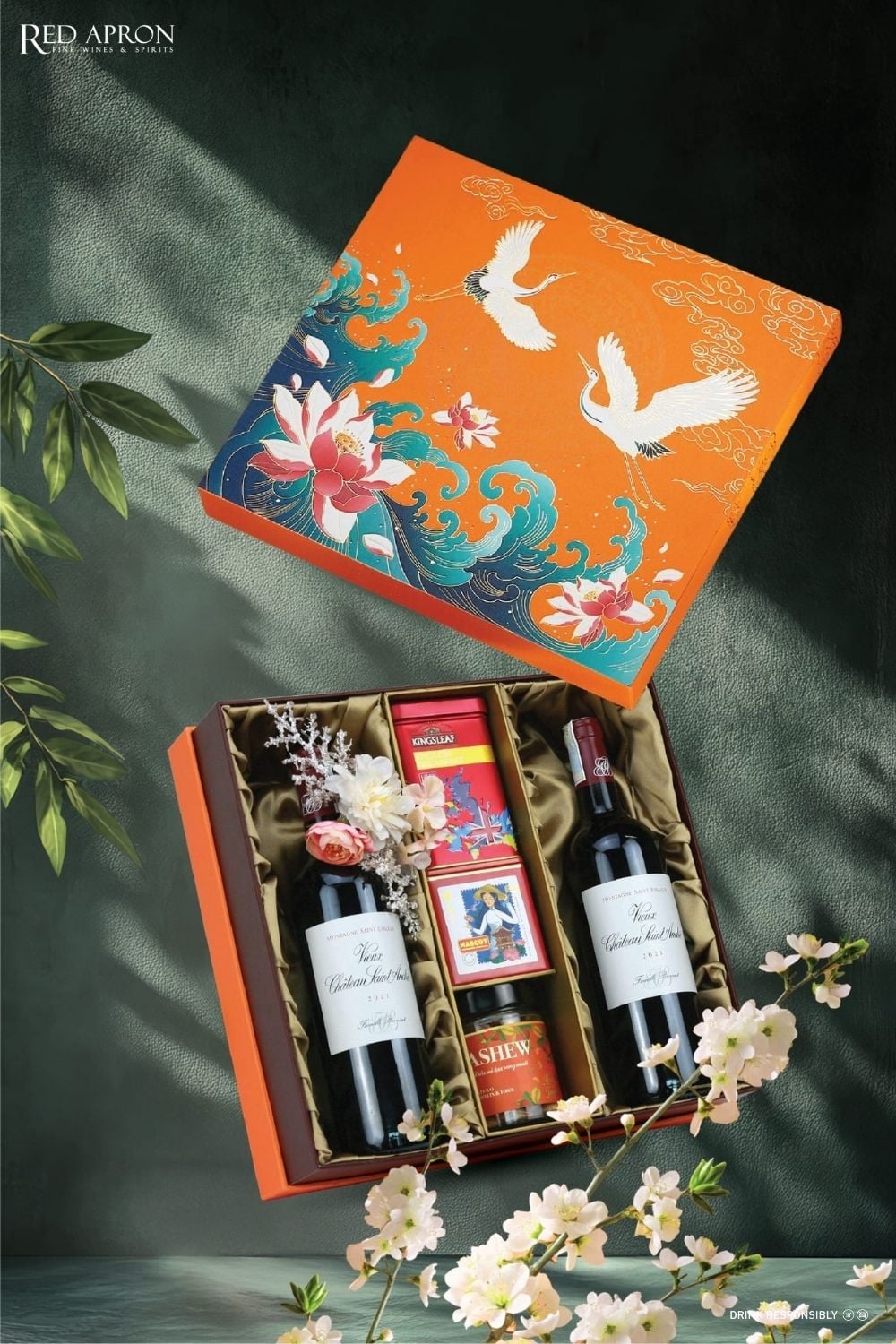 Giỏ quà Tết tại Đà Nẵng Thiên Hạc phù hợp biếu tặng người thân