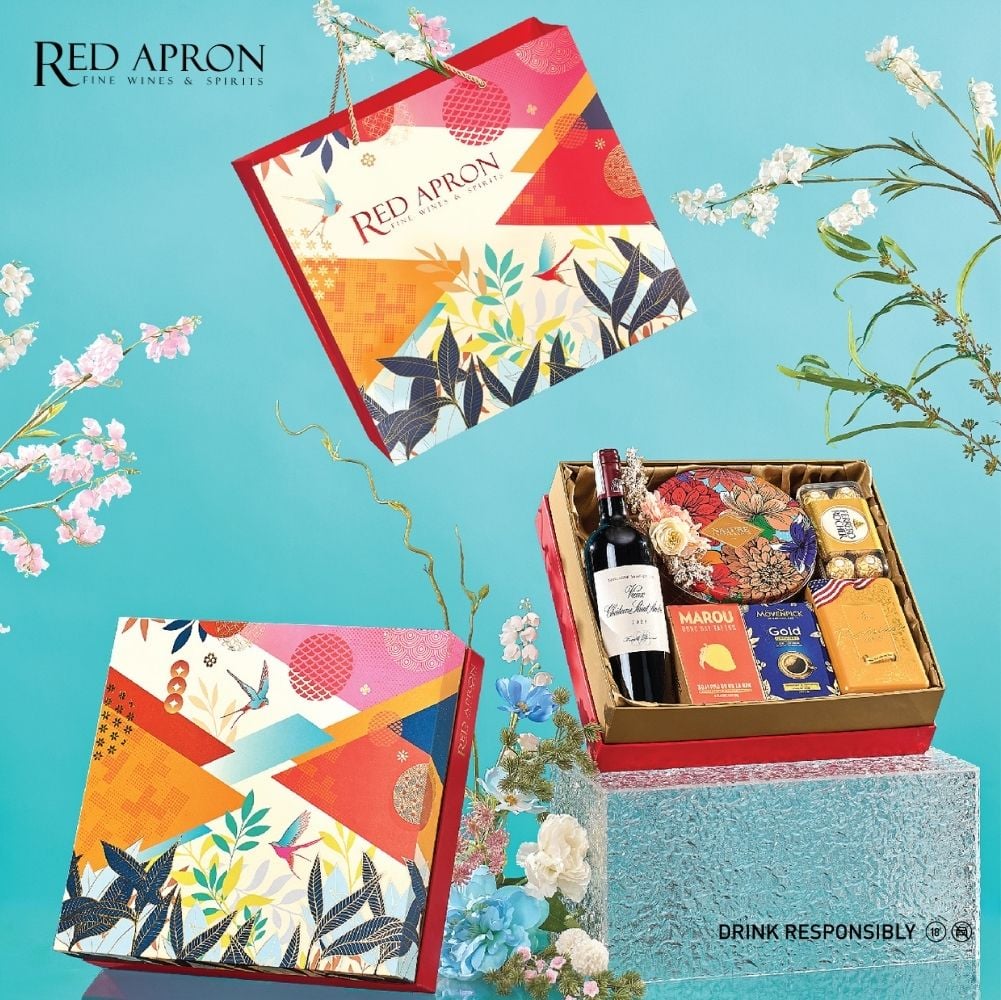 Hộp quà tết với những sản phẩm chất lượng cao tại Red Apron