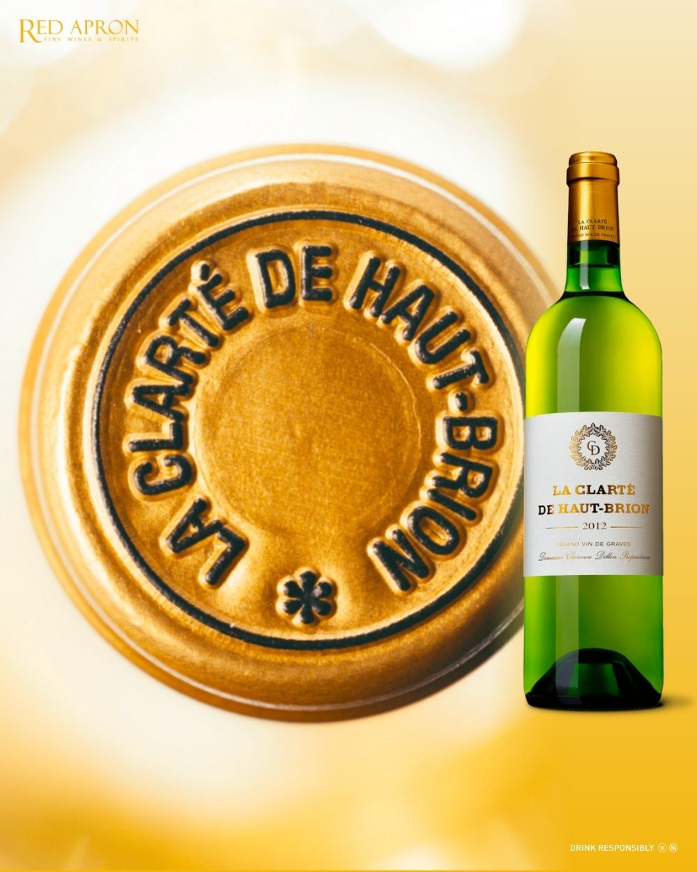 Các chai rượu vang Graves chính hãng được phân phối tại Red Apron
