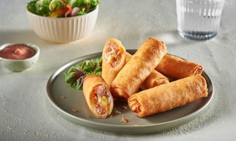 Cách làm chả giò hải sản sốt mayonnaise thơm ngon, lạ miệng