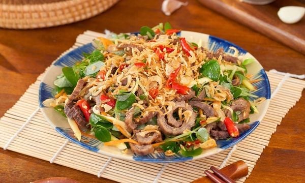 2 Cách làm gỏi bao tử cá ngừ đại dương chua cay, giòn ngon