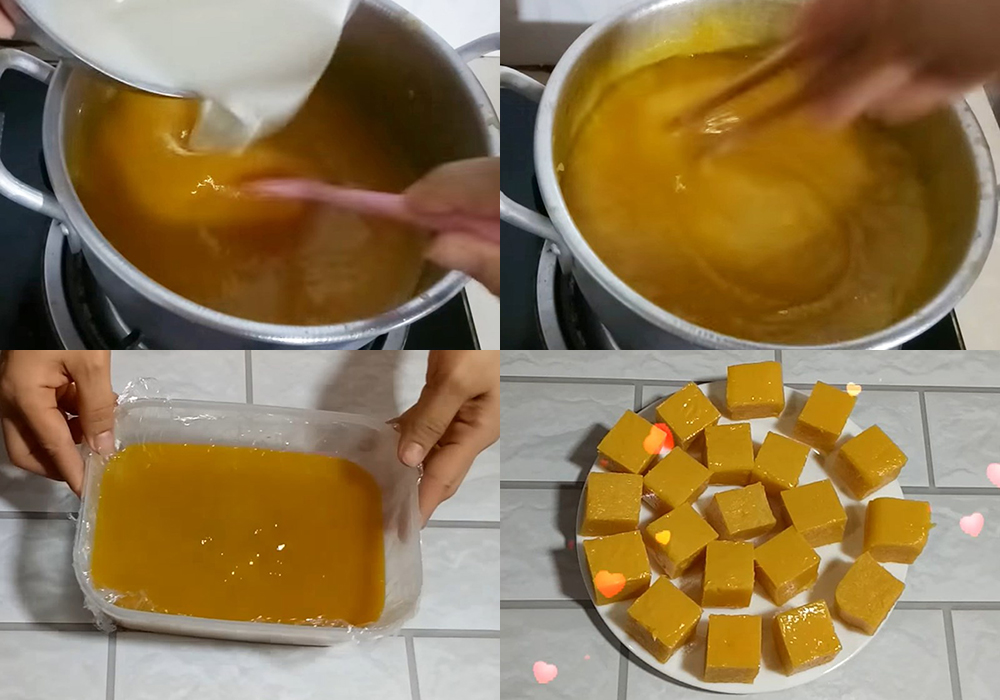 Các bước làm bánh xoài dẻo