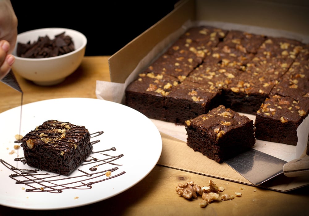 Brownie hạt óc chó