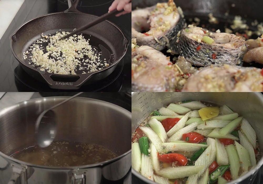 Các bước làm canh chua cá lóc